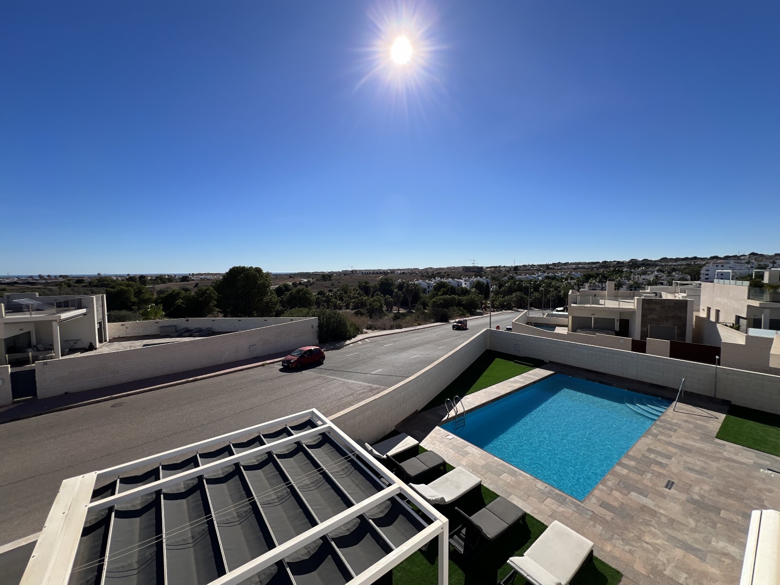 Terrace in villa for sale in Orihuela Costa