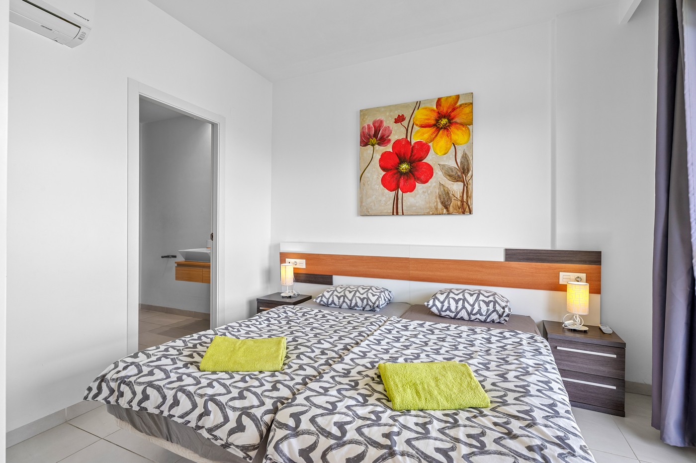 Master bedroom in apartment for sale in Orihuela Costa