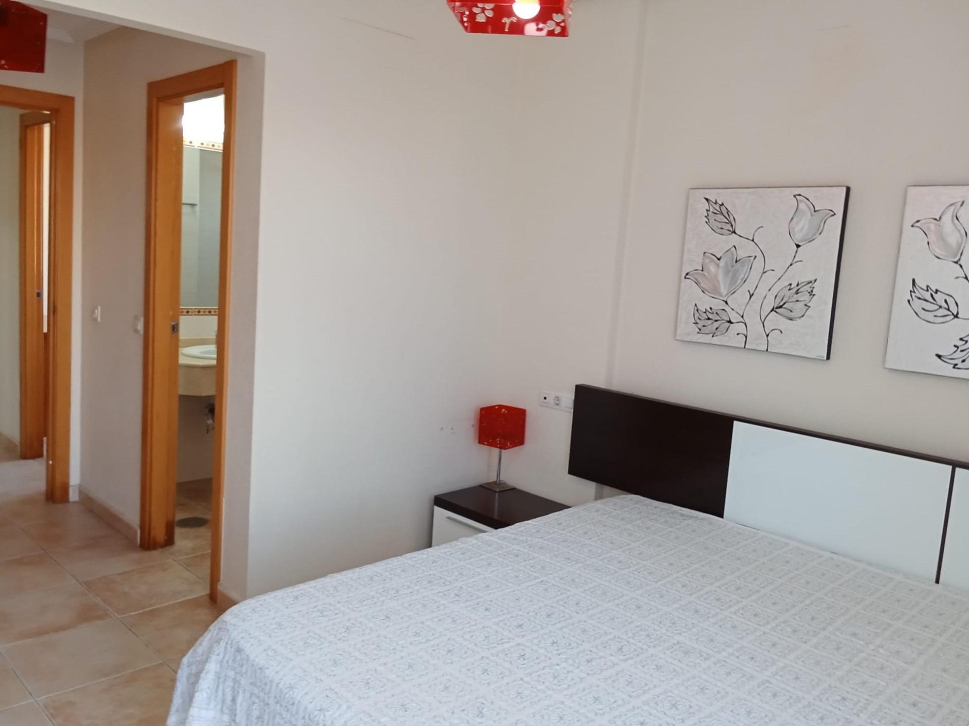 Master bedroom in penthouse for sale in Torrevieja