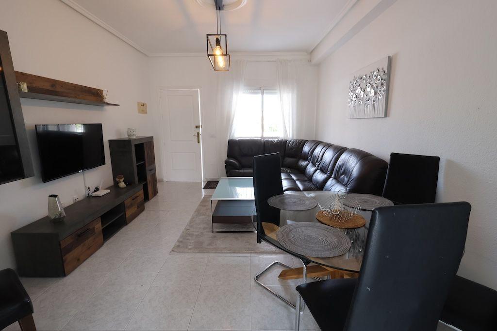 Pool area in duplex for sale in Rojales