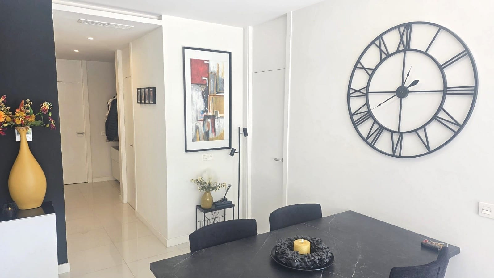 Pool area in apartment for sale in Villamartin