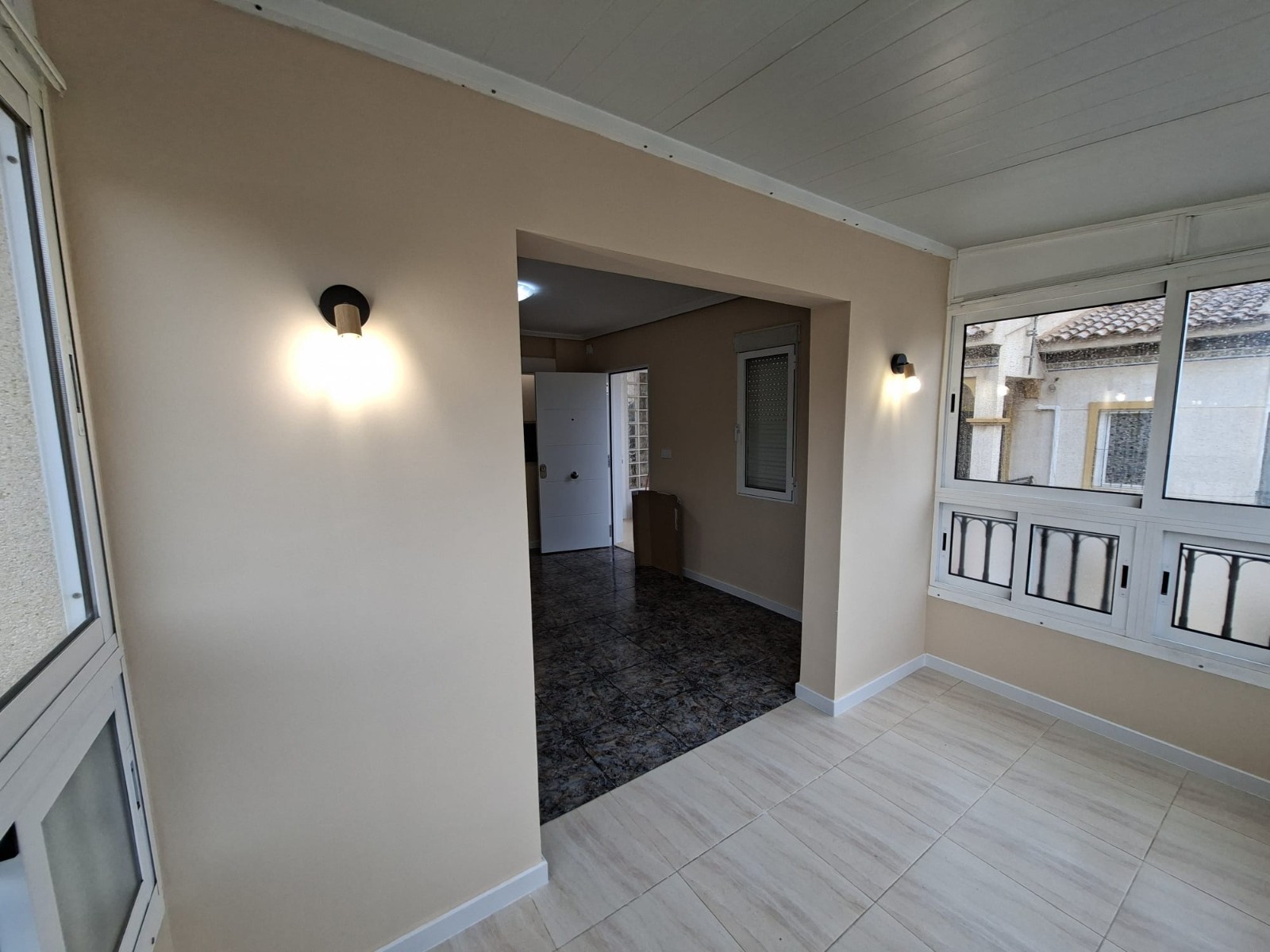 Pool area in apartment for sale in Orihuela Costa