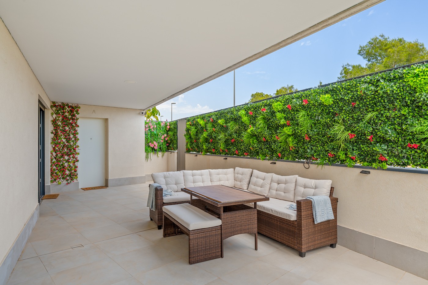 Pool area in apartment for sale in Dehesa de Campoamor