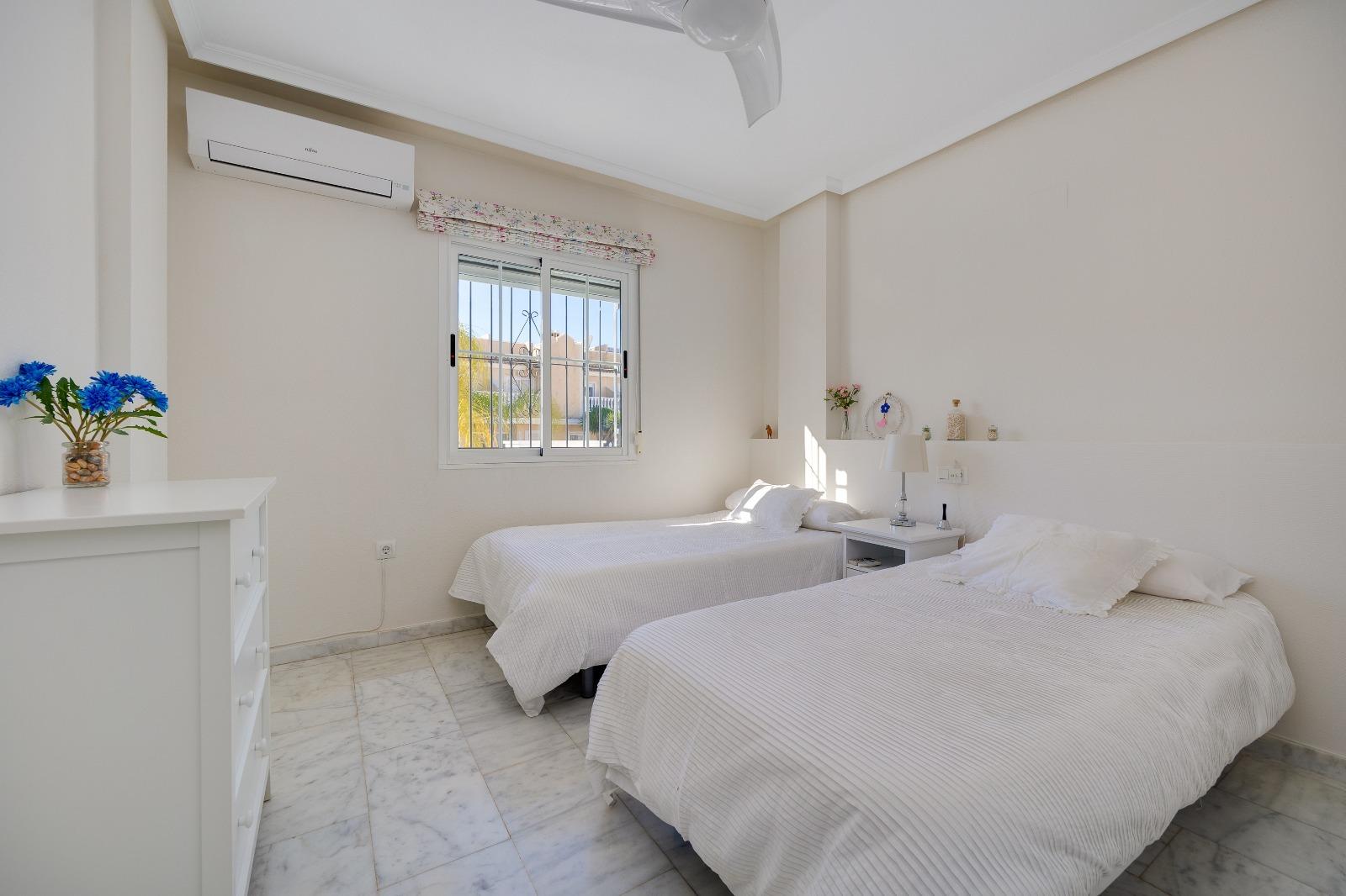 Pool area in terraced for sale in Orihuela Costa