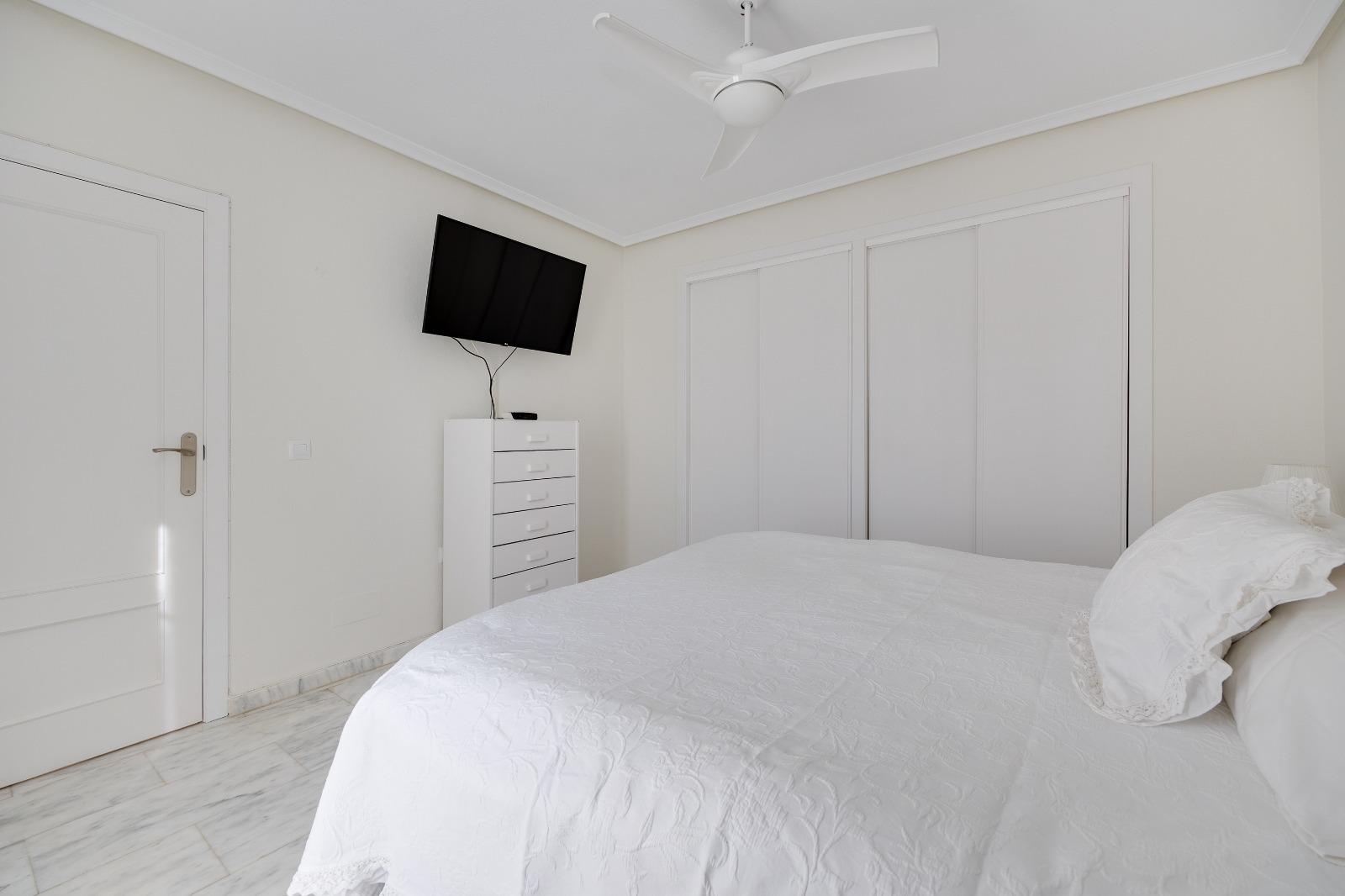 Master bedroom in terraced for sale in Orihuela Costa