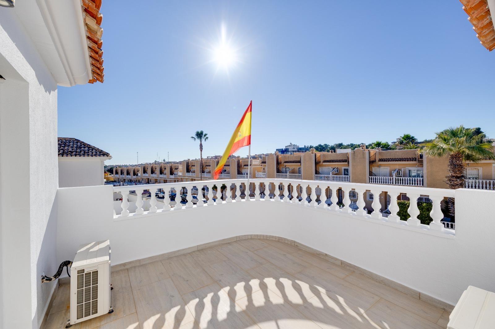 Master bedroom in terraced for sale in Orihuela Costa
