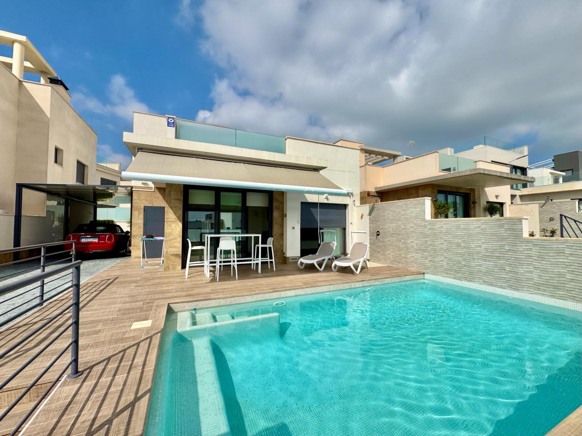 Terrace in villa for sale in San Miguel de Salinas