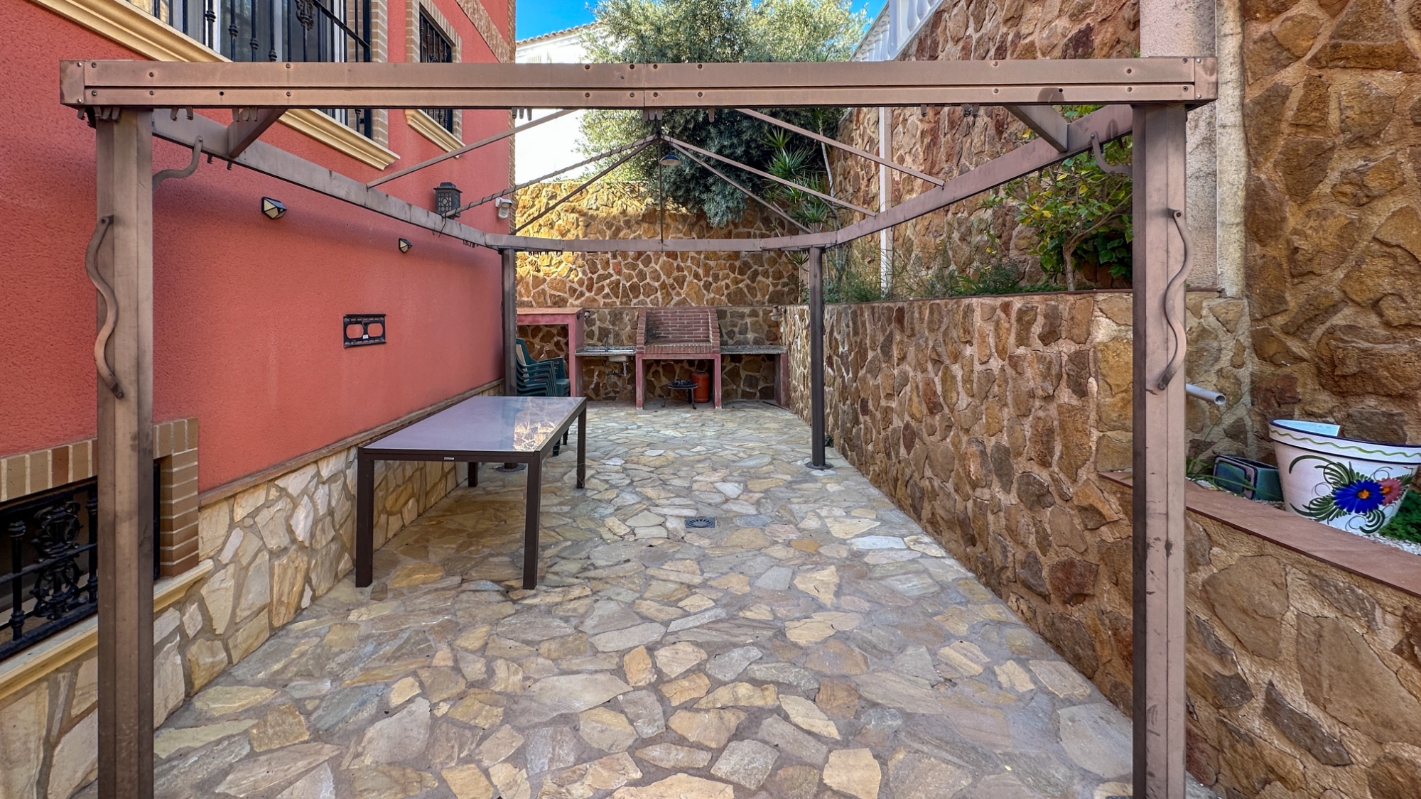 Pool area in terraced for sale in San Miguel de Salinas