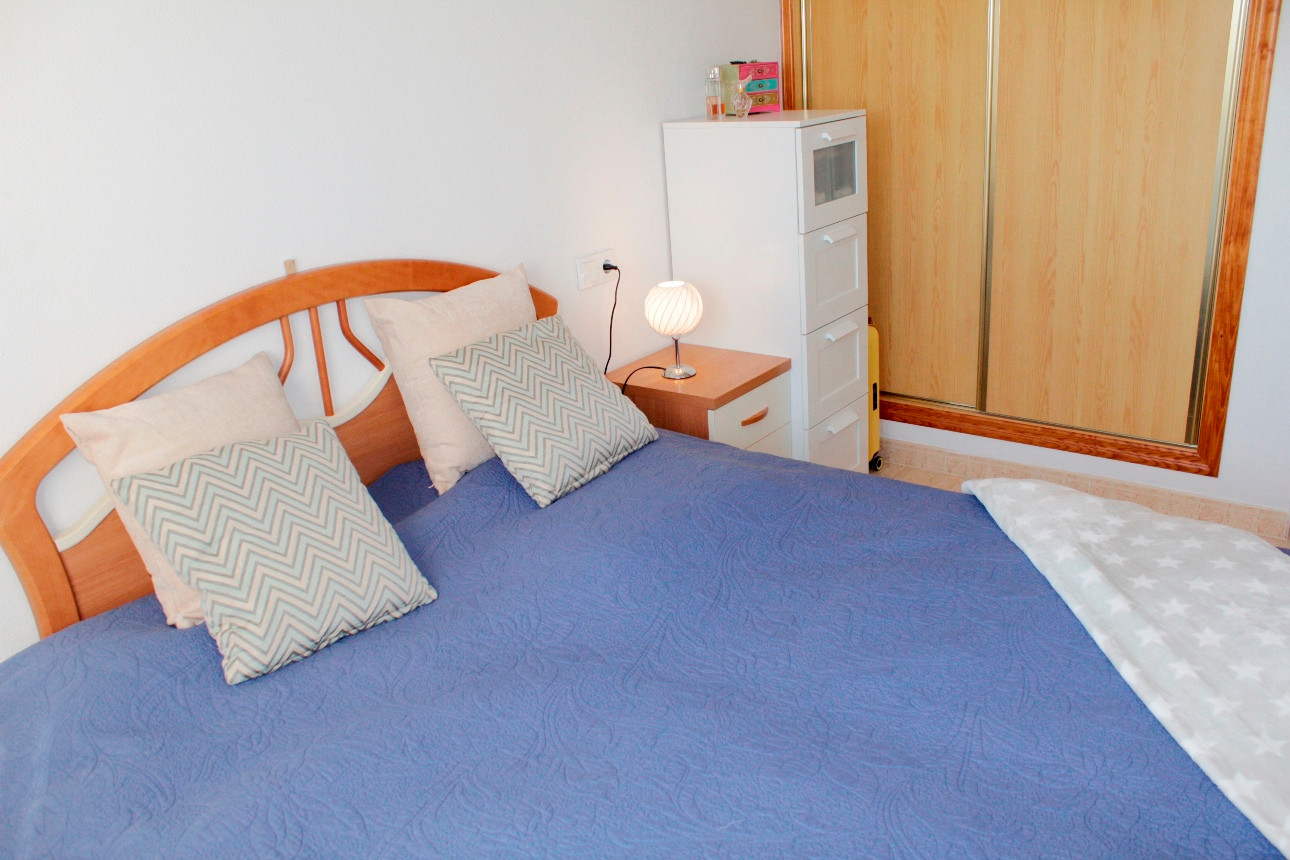 Master bedroom in penthouse for sale in Orihuela Costa