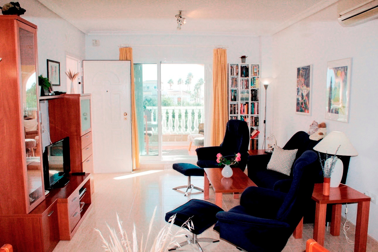 Terrace in penthouse for sale in Orihuela Costa