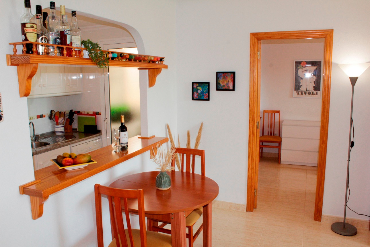 Pool area in penthouse for sale in Orihuela Costa