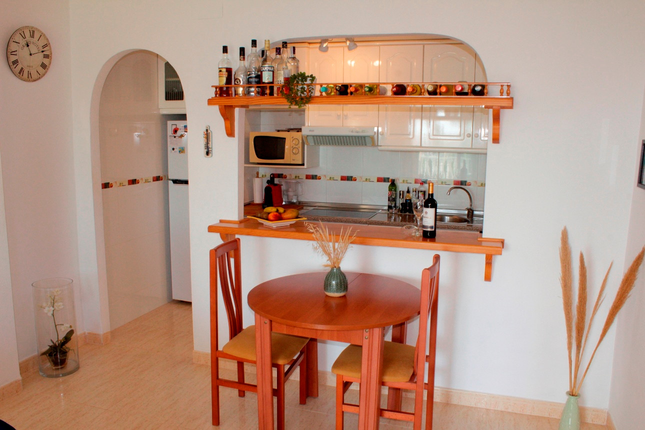 Garden in penthouse for sale in Orihuela Costa