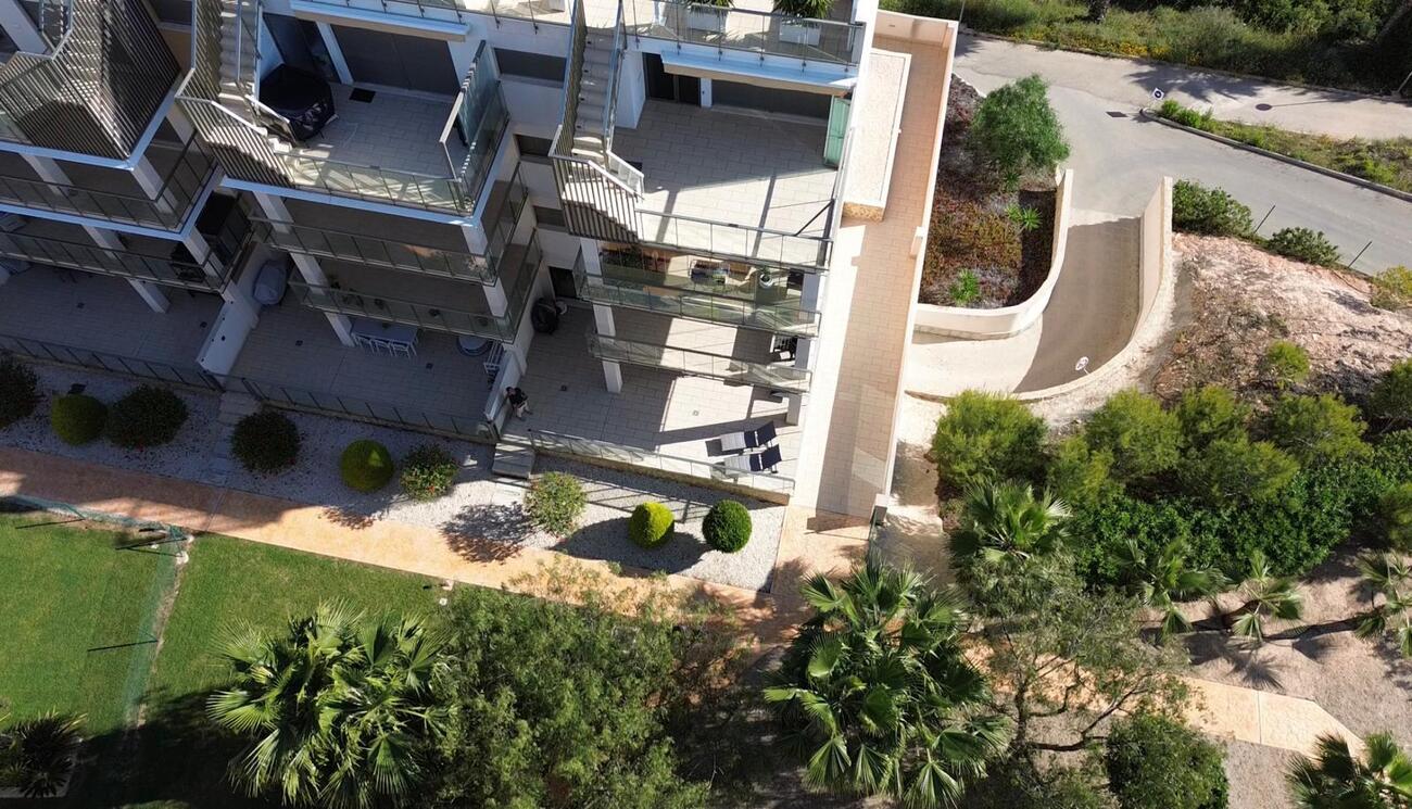 Pool area in apartment for sale in Villamartin