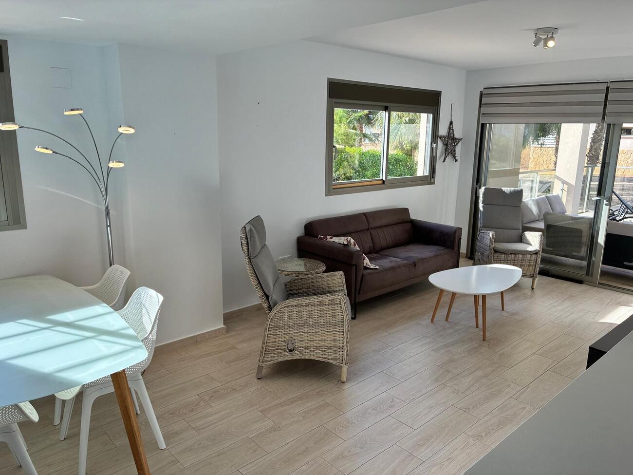 Pool area in apartment for sale in Villamartin
