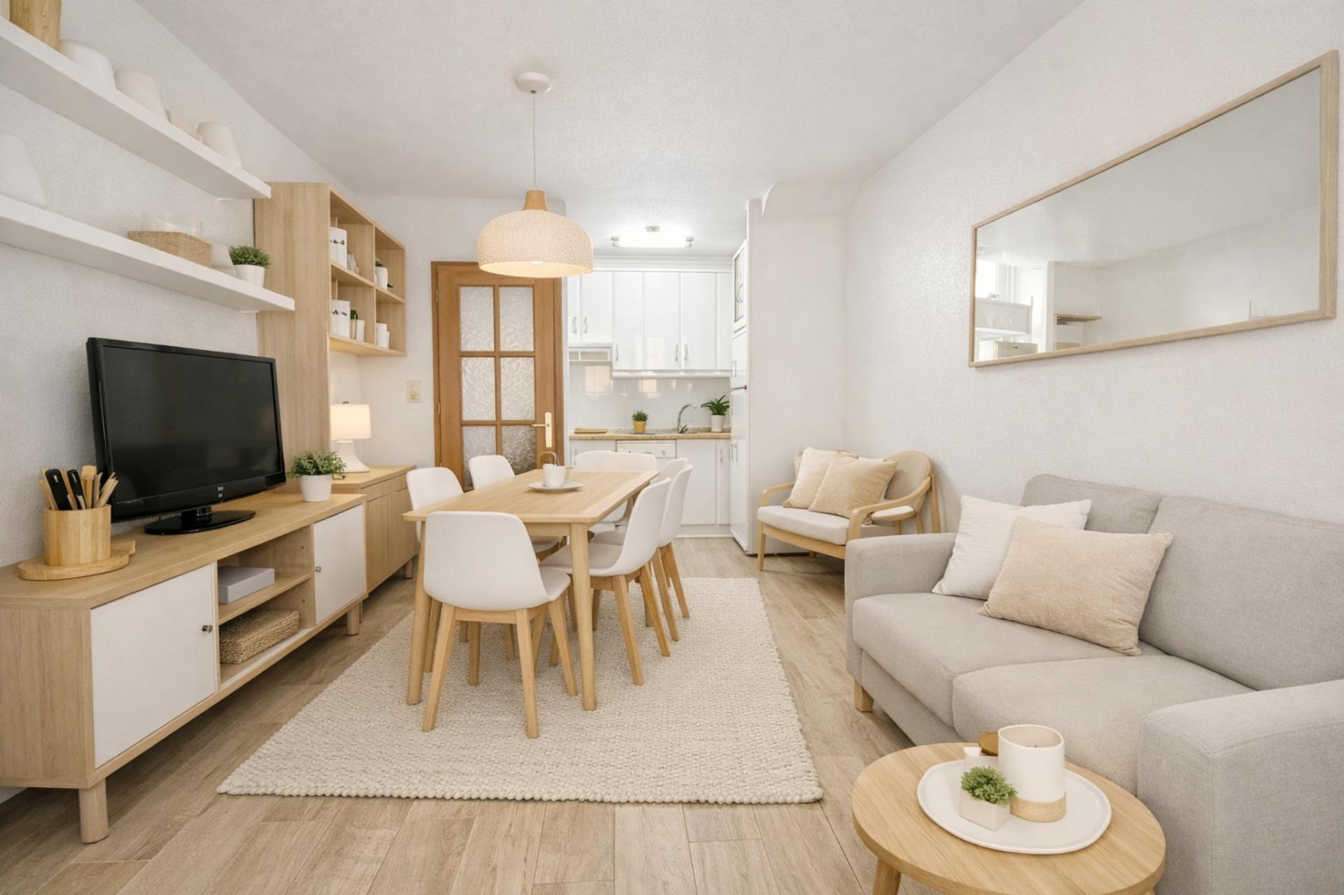 Living room in apartment for sale in Los Alcazares