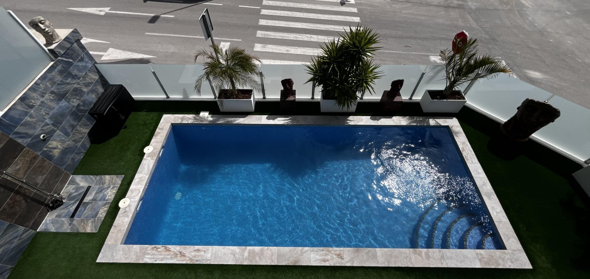 Pool area in terraced for sale in Orihuela