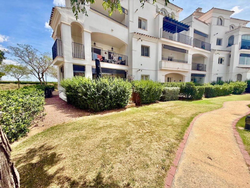 Living room in apartment for sale in Hacienda Riquelme Golf Resort