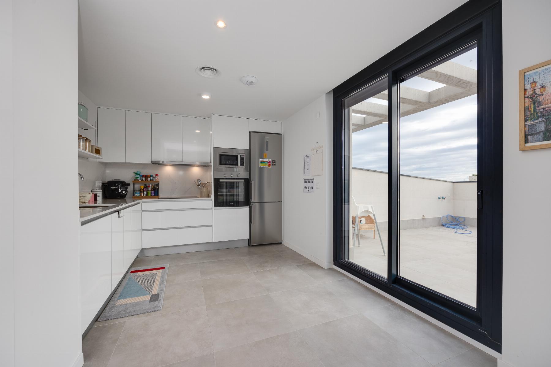 Terrace in penthouse for sale in Orihuela Costa