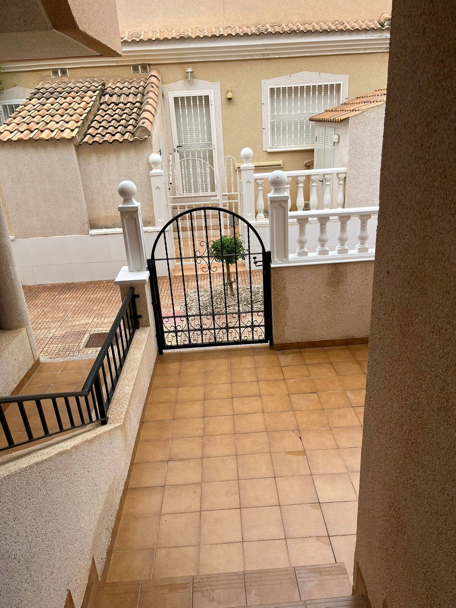 Pool area in apartment for sale in Los Alcazares