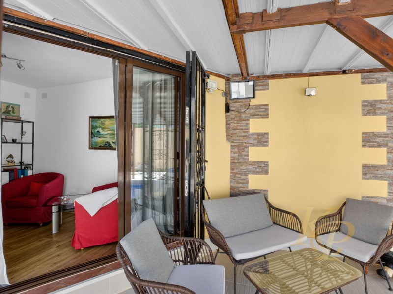 Pool area in villa for sale in Torrevieja