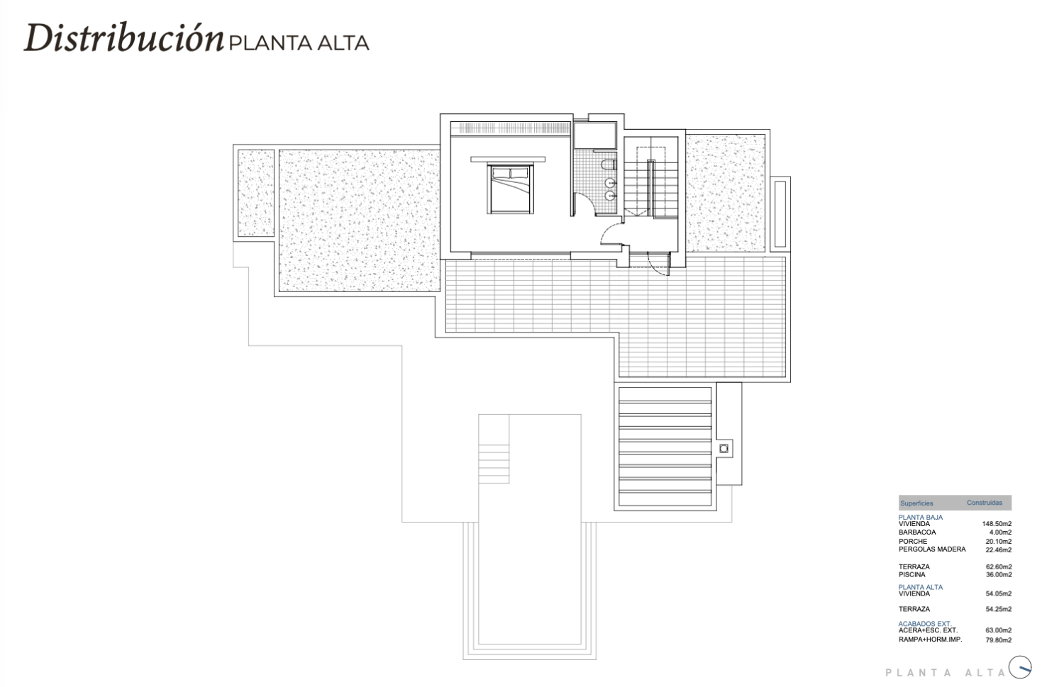 Dining area in villa for sale in Benissa