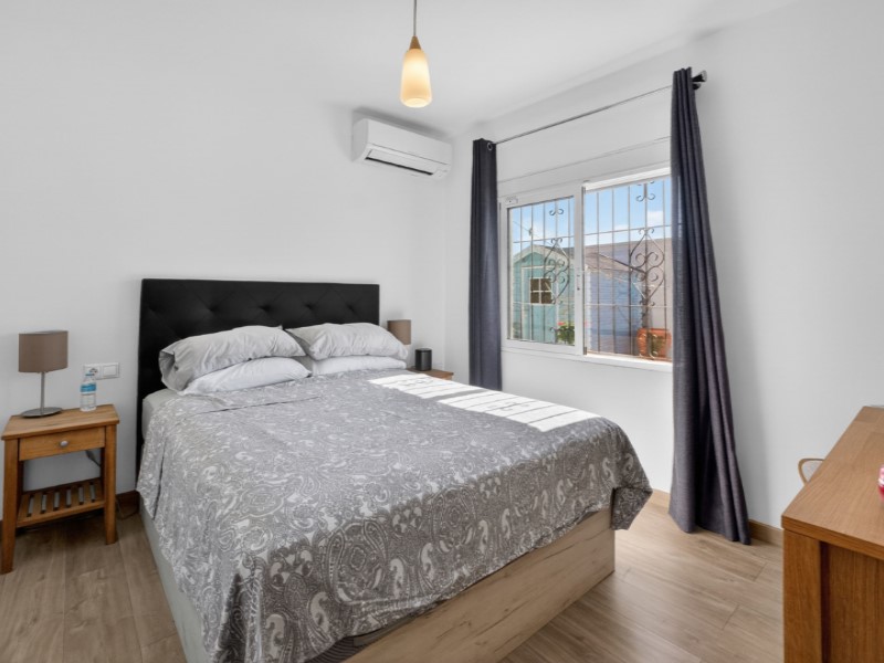 Pool area in villa for sale in Torrevieja