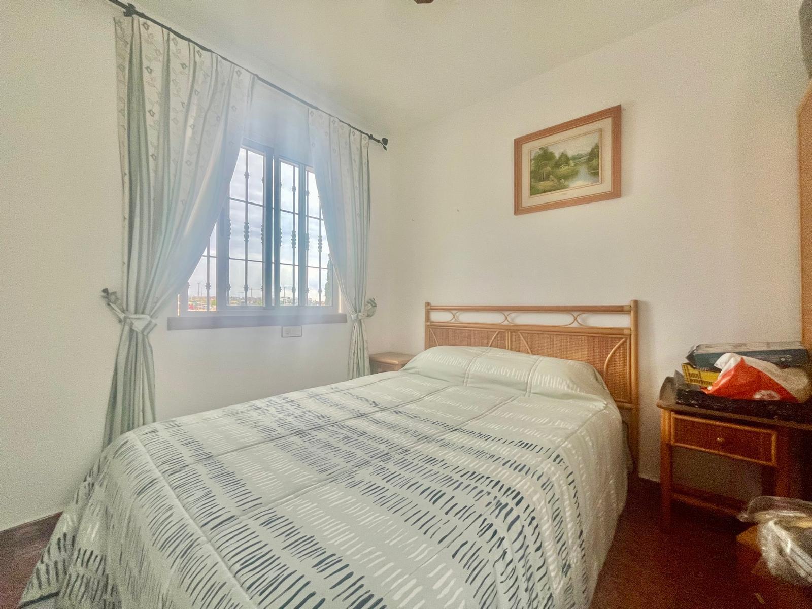 Pool area in bungalow for sale in Torrevieja