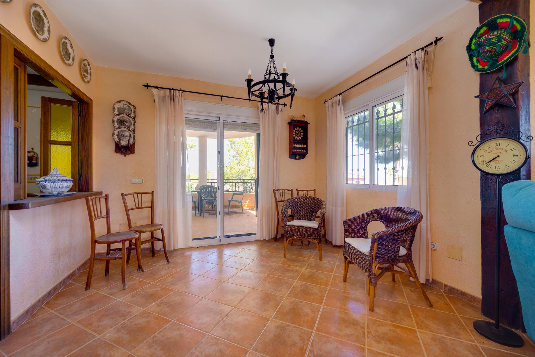 Pool area in villa for sale in San Miguel de Salinas