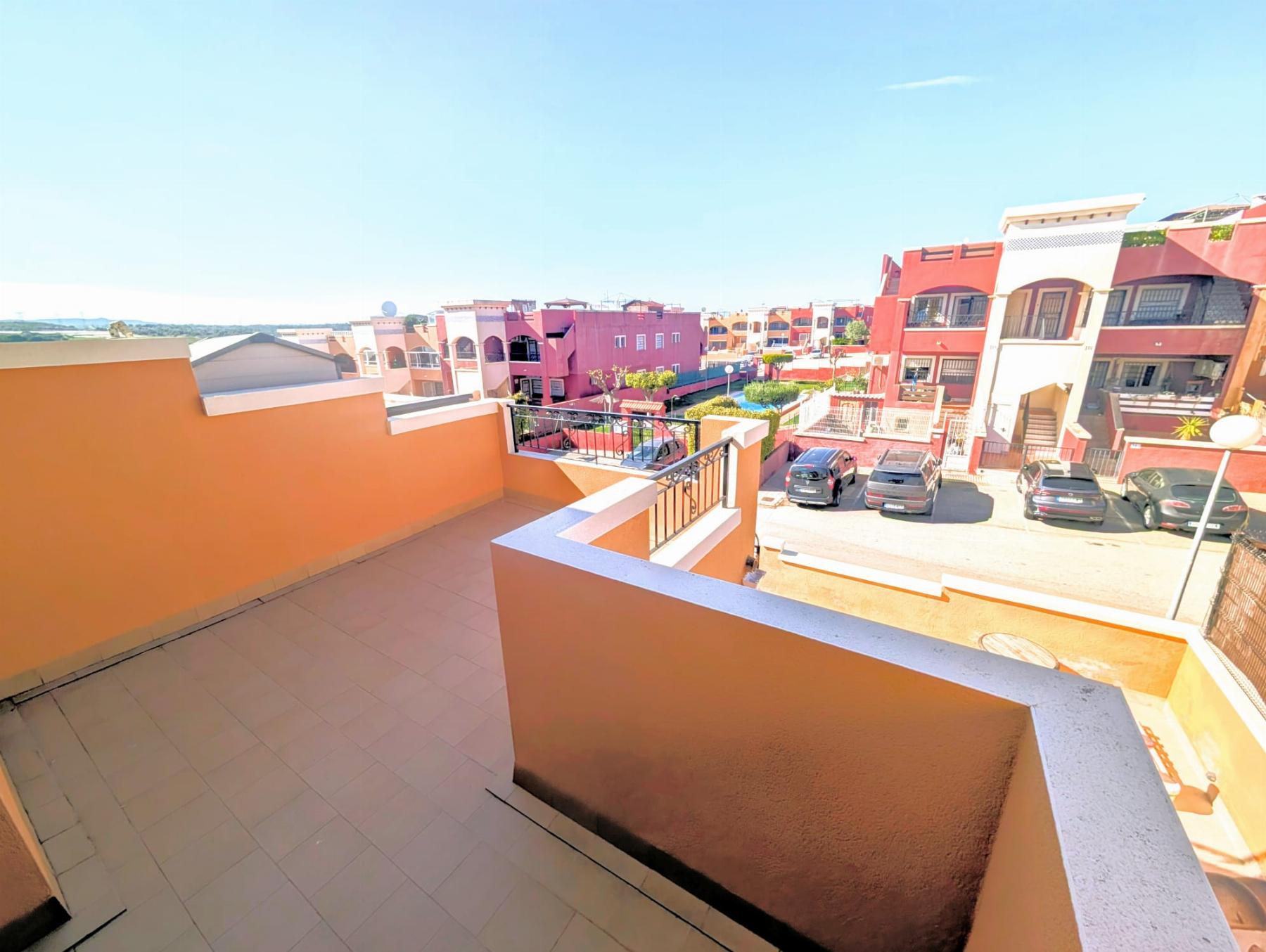 Pool area in villa for sale in Orihuela Costa