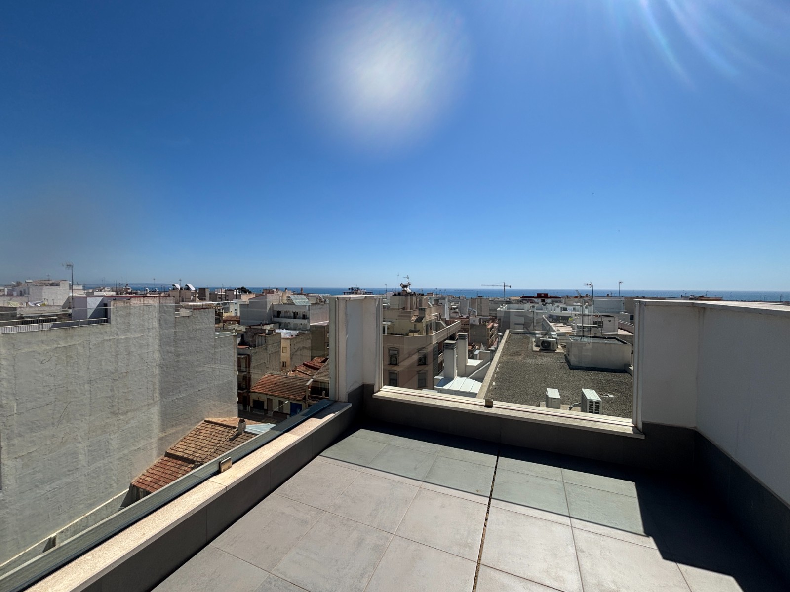 Dining area in penthouse for sale in Guardamar del Segura