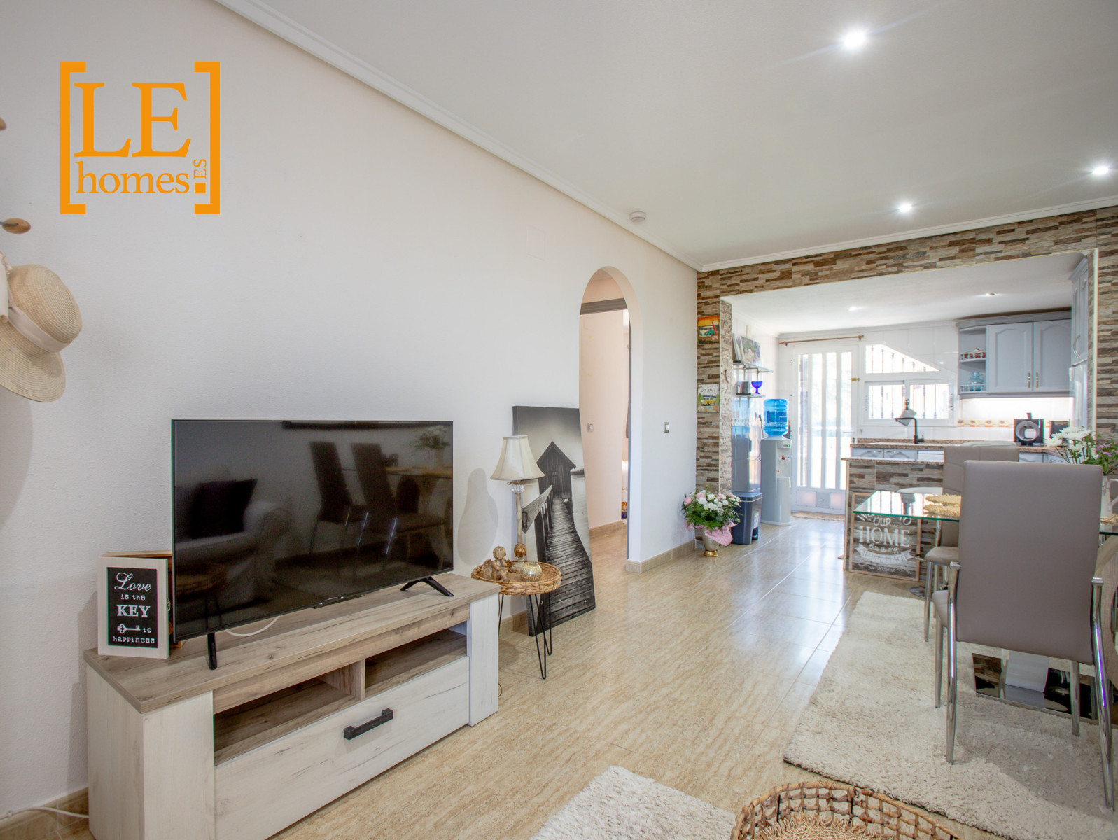 Living room in bungalow for sale in Orihuela Costa