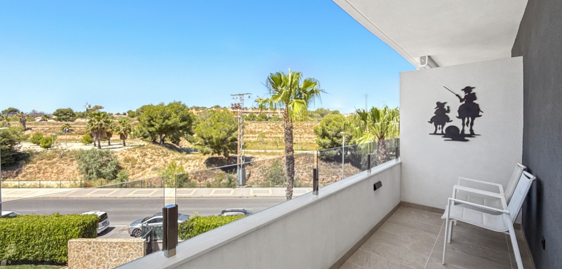 Pool area in apartment for sale in Orihuela Costa