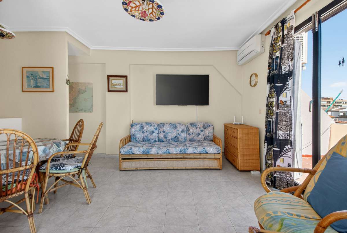 Pool area in apartment for sale in Punta Prima