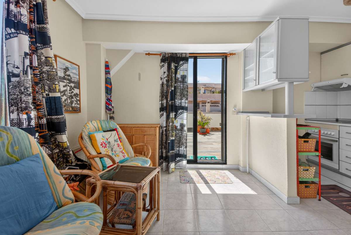 Pool area in apartment for sale in Punta Prima