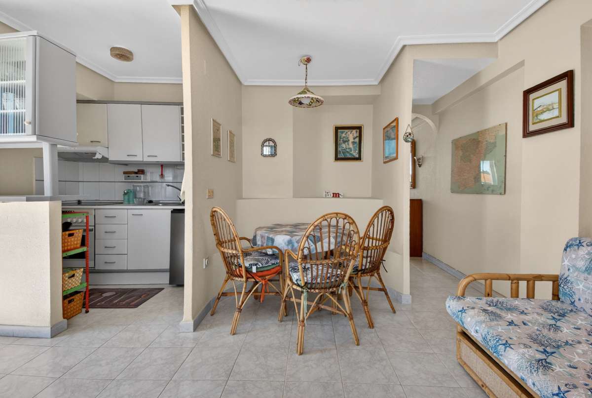 Garden in apartment for sale in Punta Prima