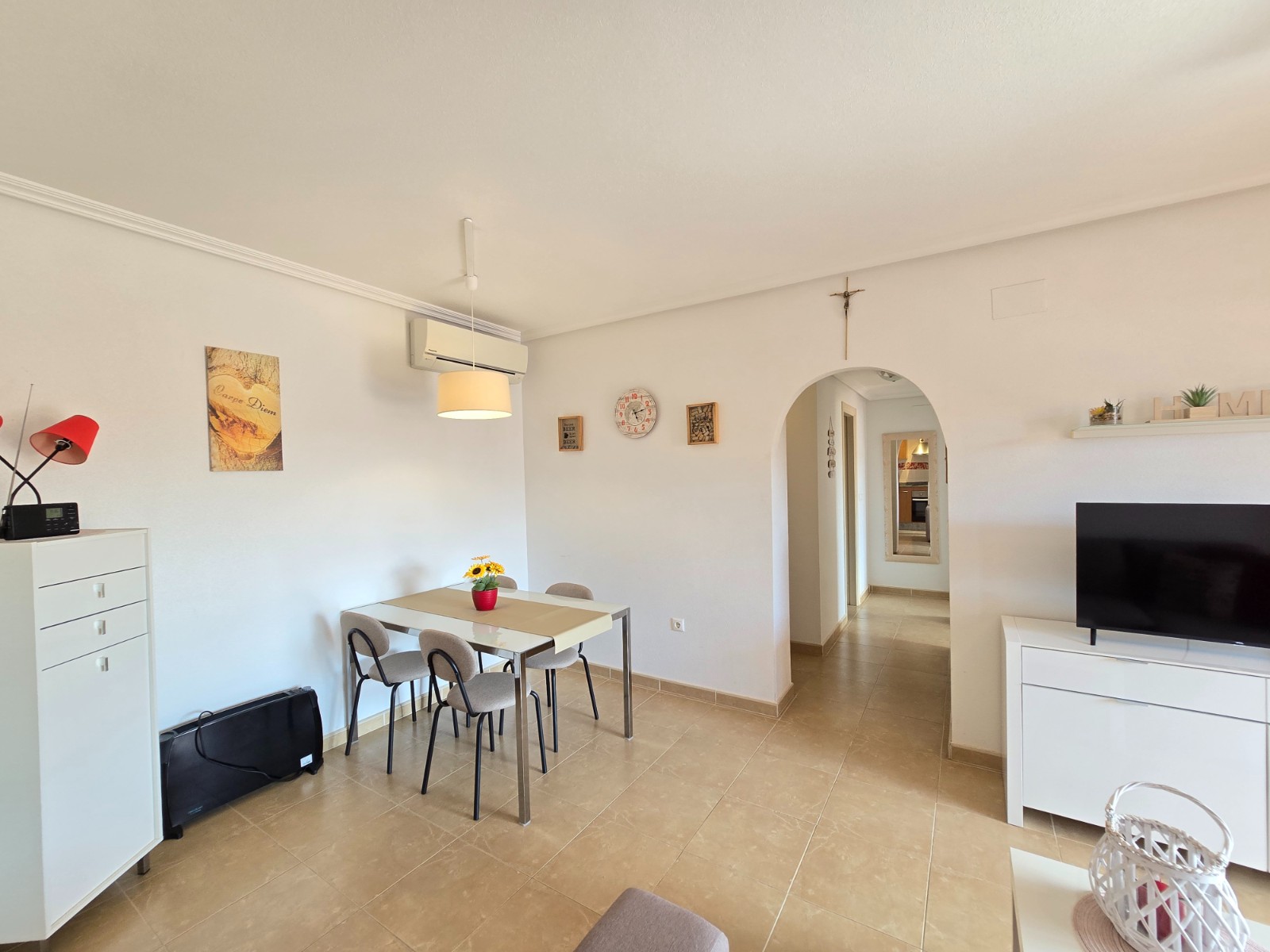 Pool area in apartment for sale in Orihuela Costa