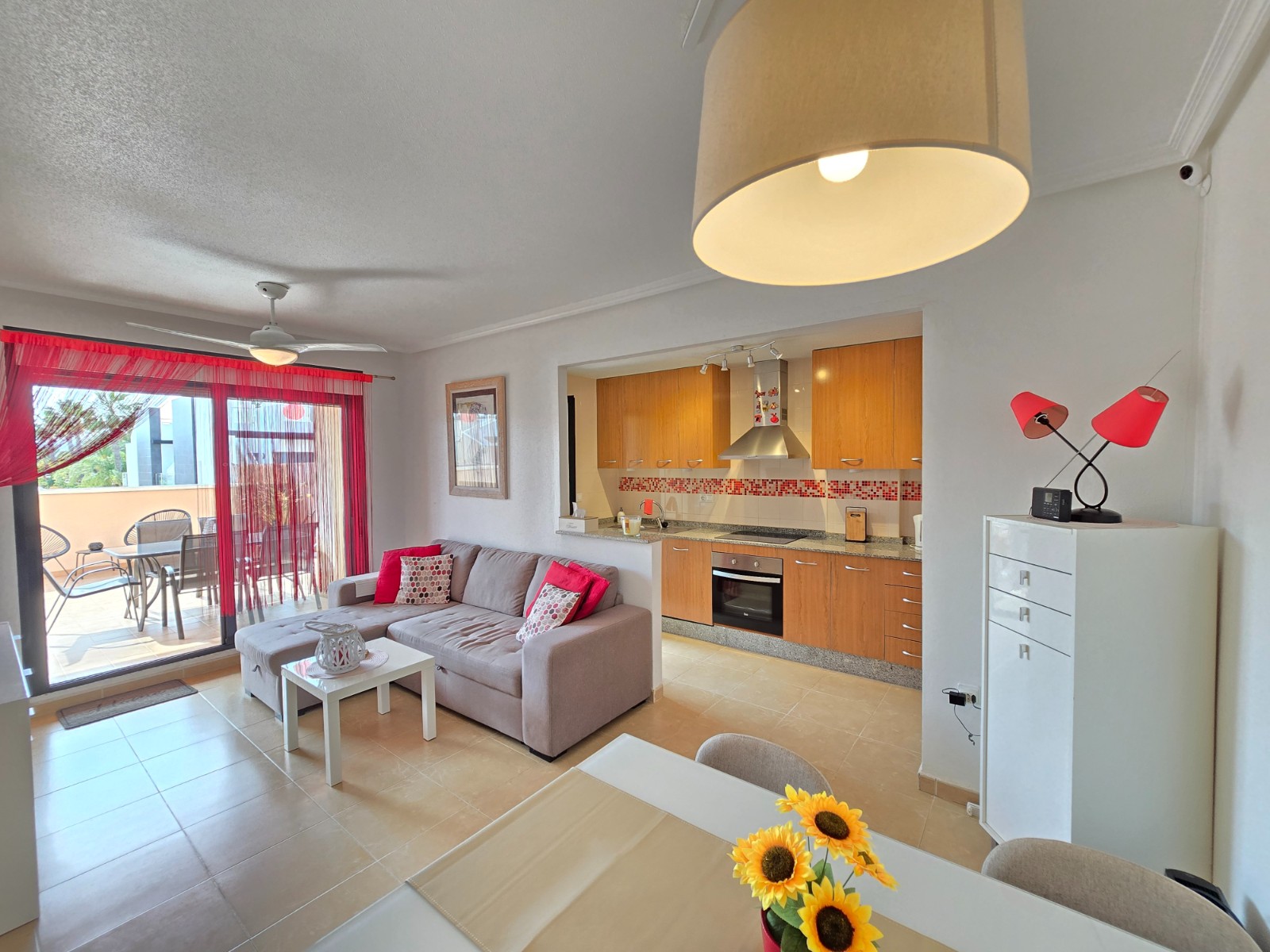 Garden in apartment for sale in Orihuela Costa