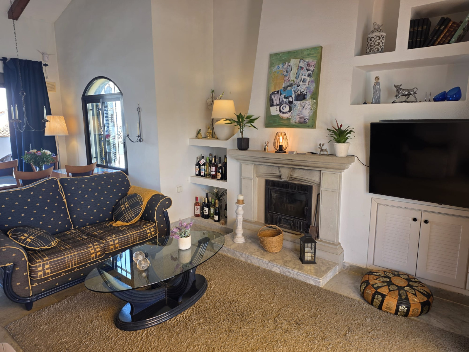 Living room in villa for sale in Villamartin