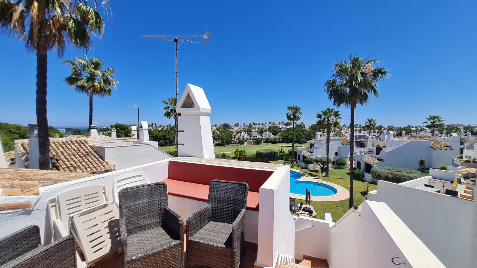 Terrace in villa for sale in Villamartin