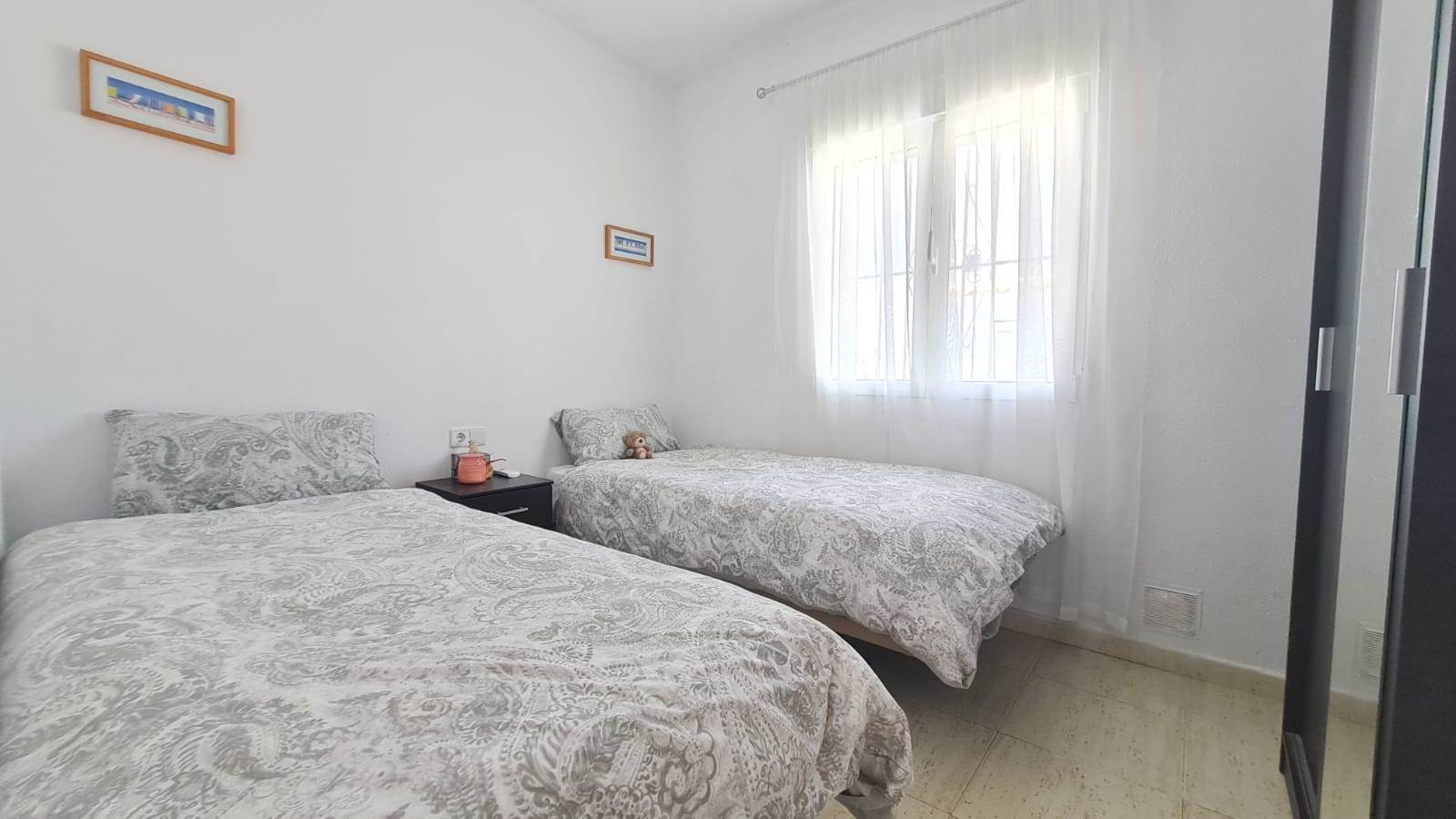 Pool area in villa for sale in Orihuela Costa