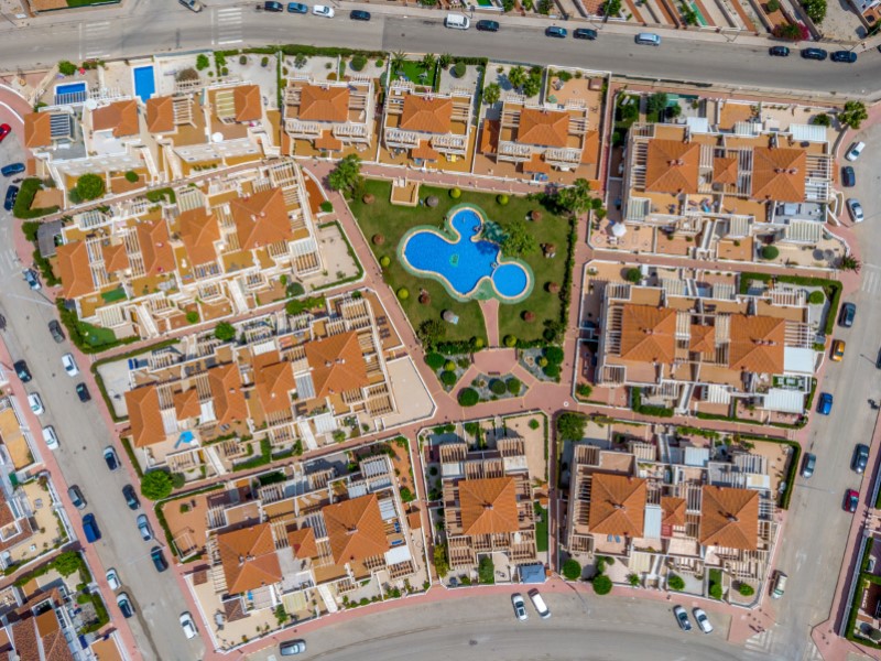 Living room in bungalow for sale in Orihuela