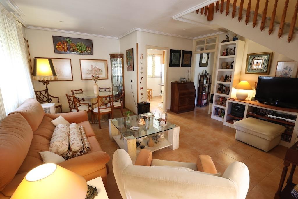Pool area in villa for sale in Torrevieja