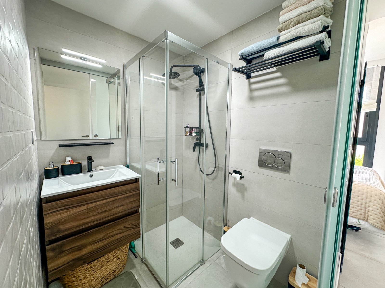 Pool area in apartment for sale in Orihuela Costa