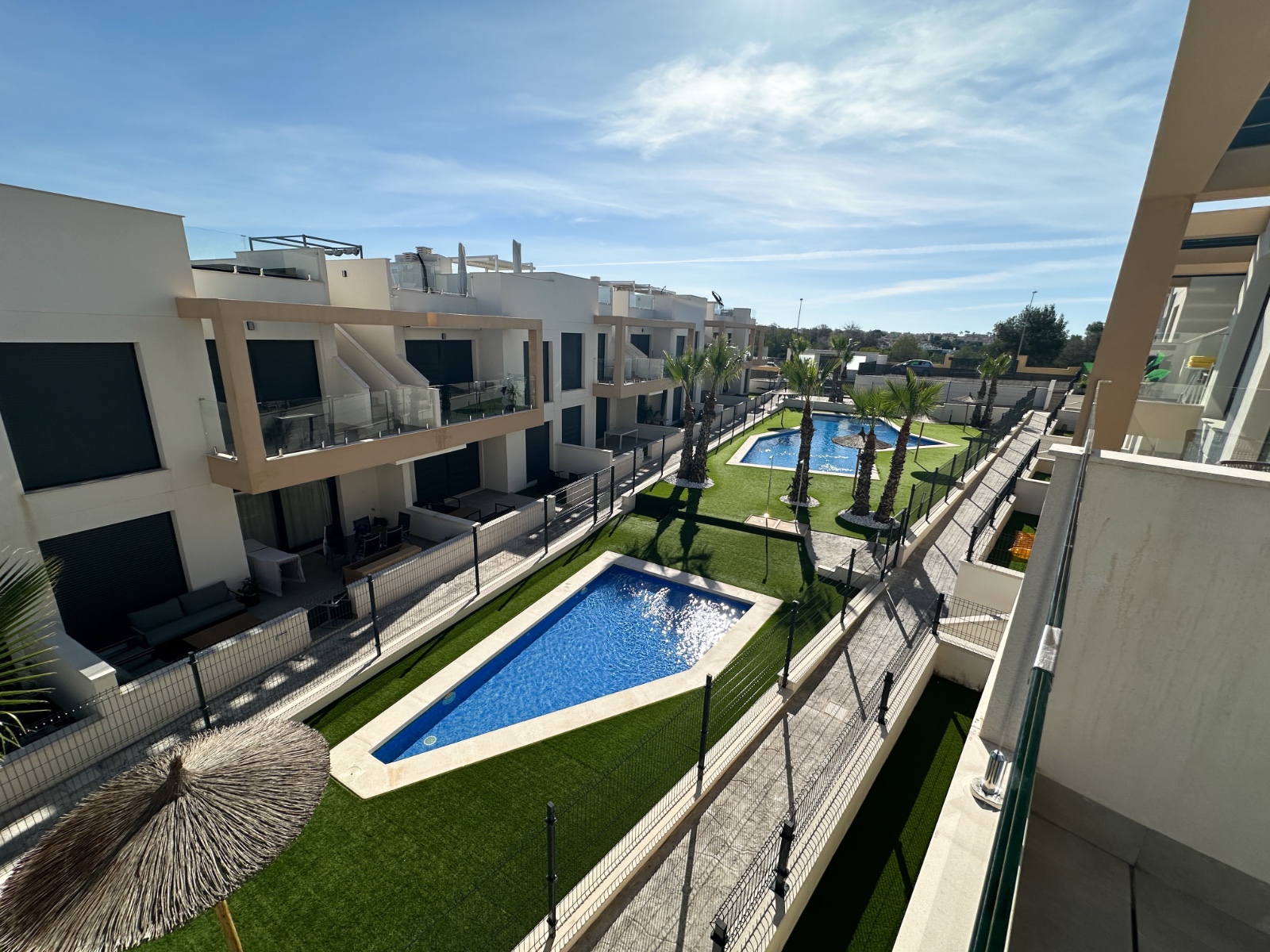 Garden in apartment for sale in Orihuela Costa