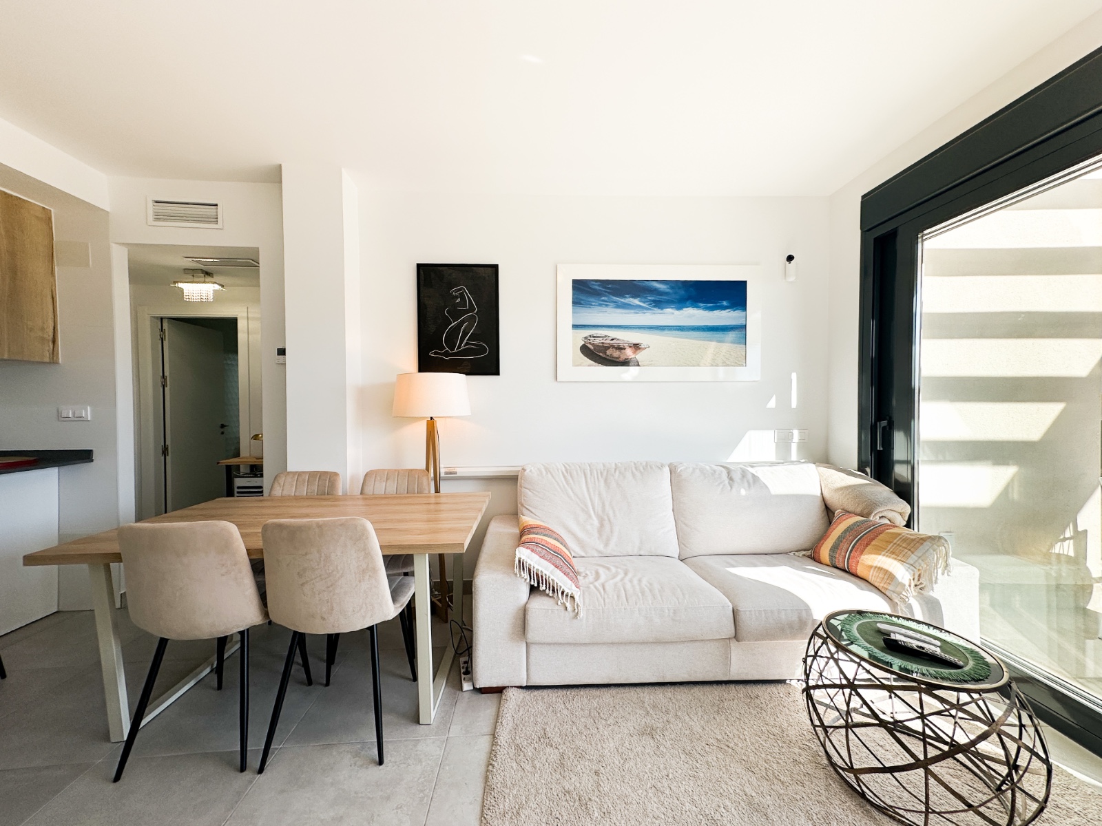Dining area in apartment for sale in Orihuela Costa