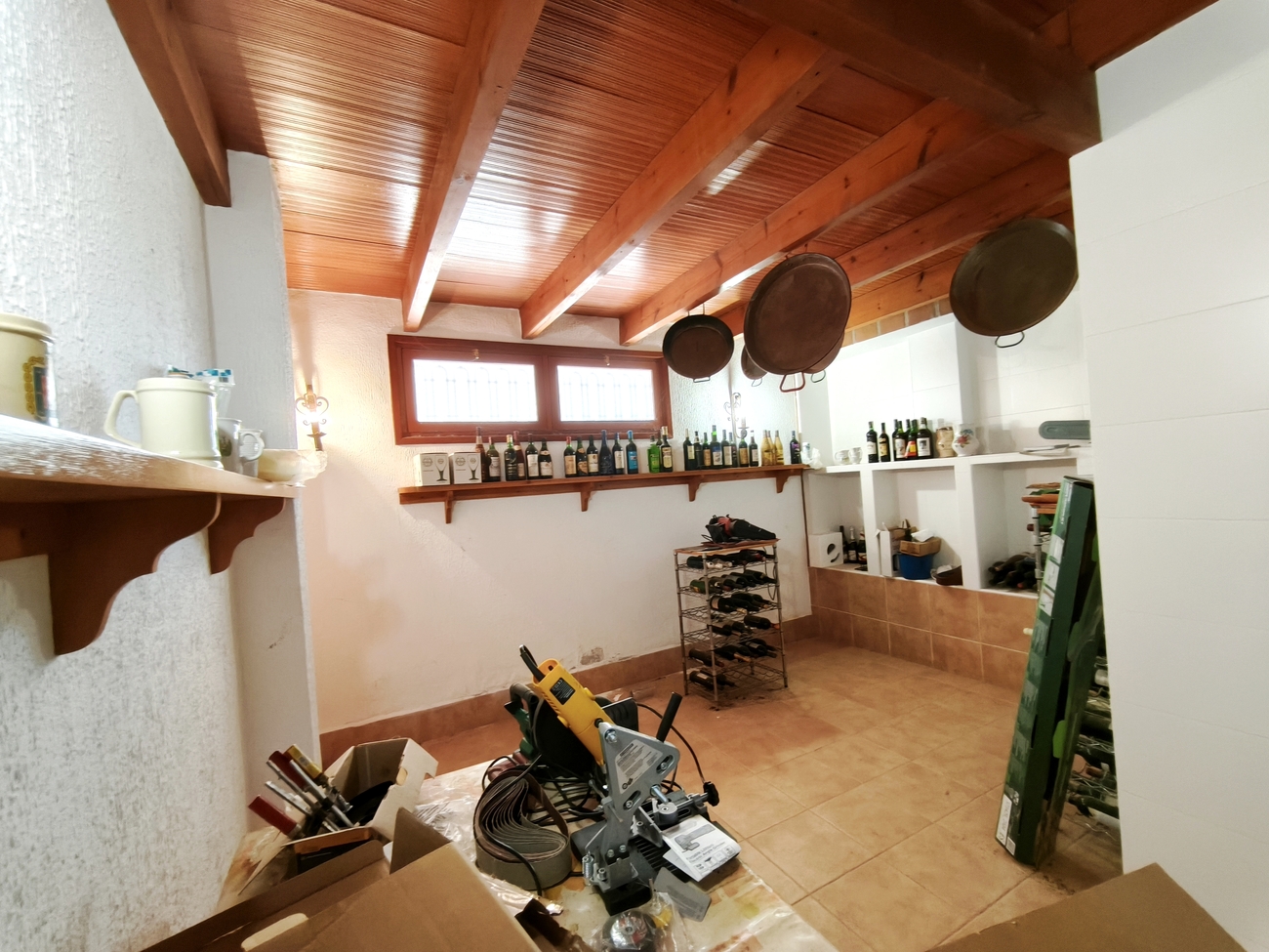 Master bedroom in villa for sale in Santiago de la Ribera