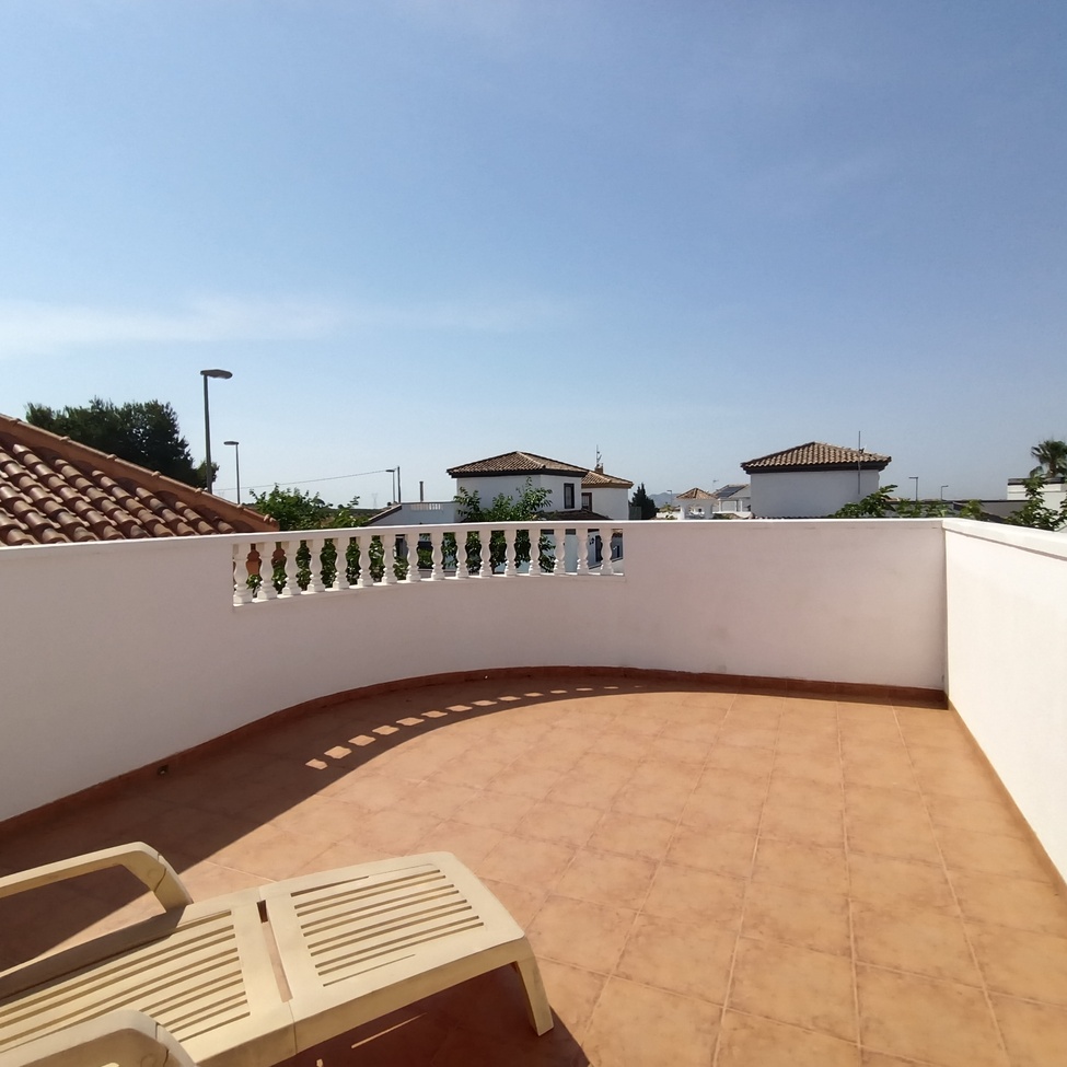 Pool area in villa for sale in Sucina