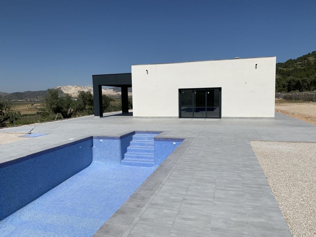 Pool area in villa for sale in Canada De La Lena