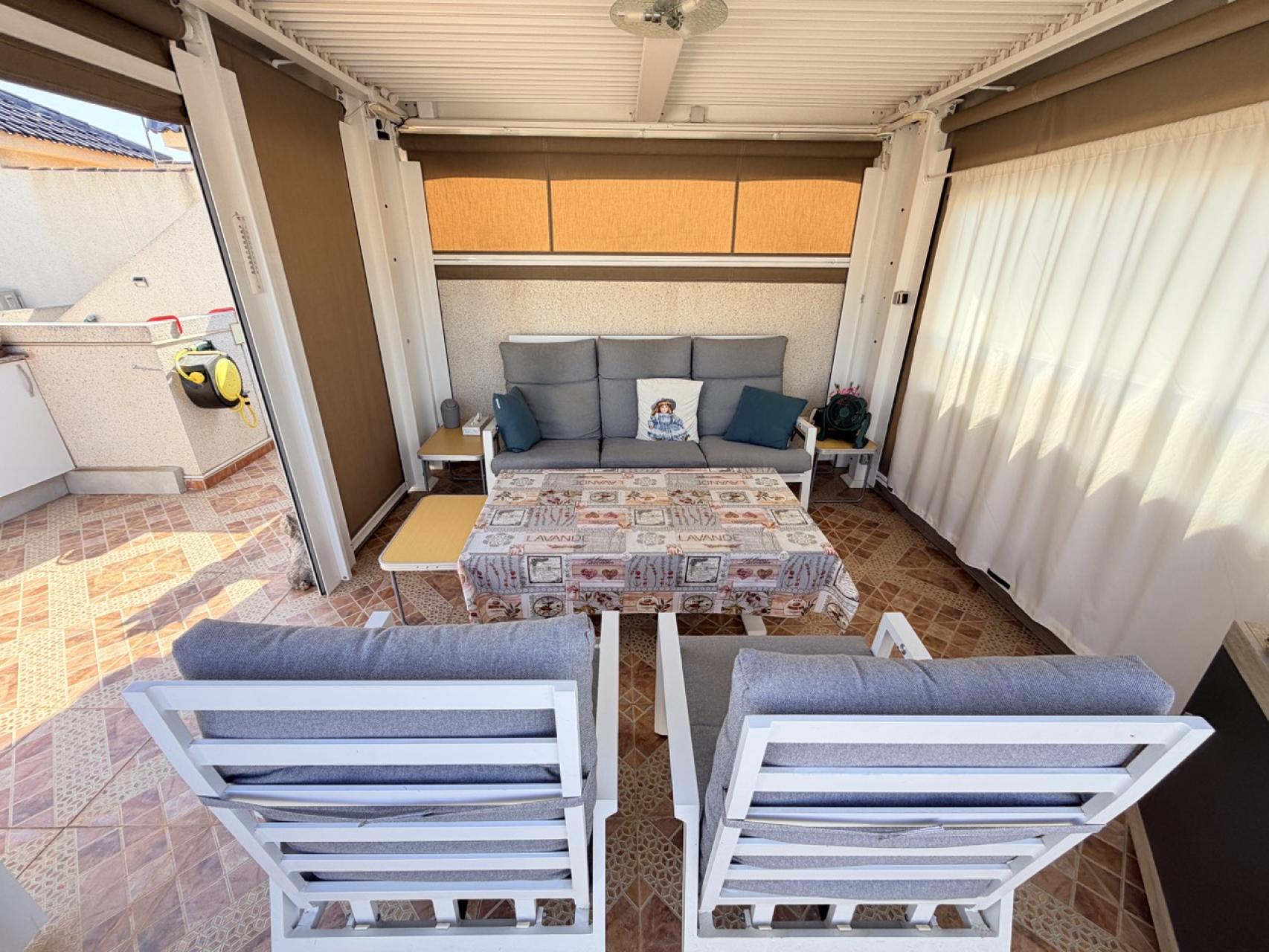 Pool area in terraced for sale in Rojales