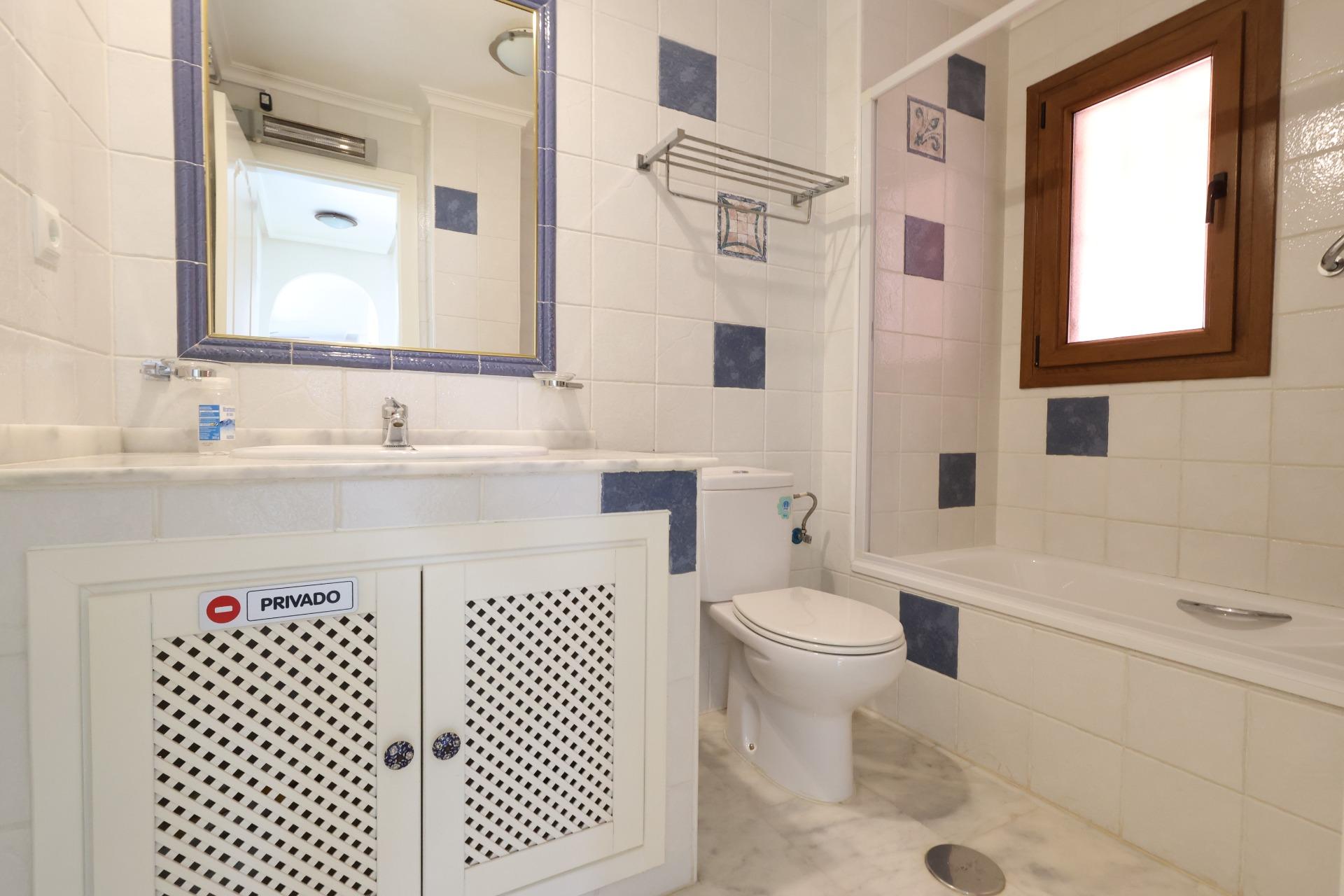 Bathroom in apartment for sale in Orihuela Costa